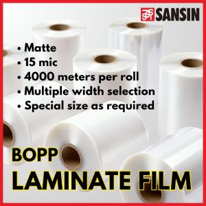 BOPP Laminate Film - Matte (15 mic)