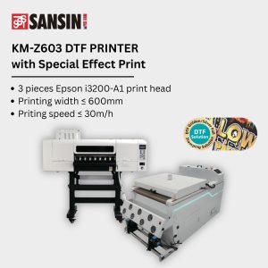 KM-Z603 DTF Printer Set - Special Effect Print [Pre-order]